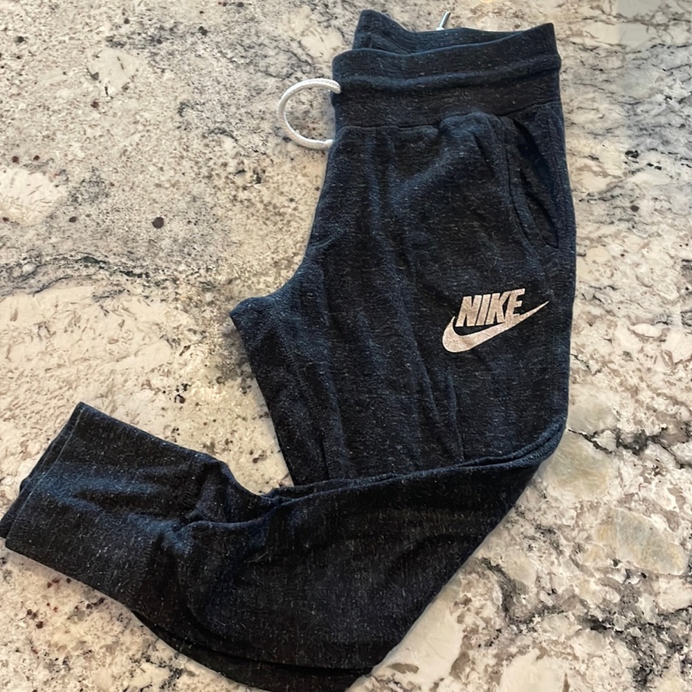 Nike Sweatpants heathered black Joggers
